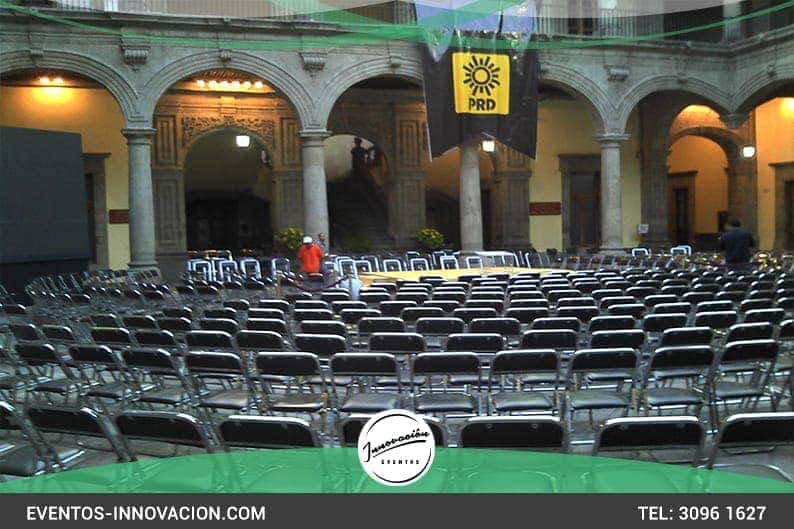 Renta de sillas plegables